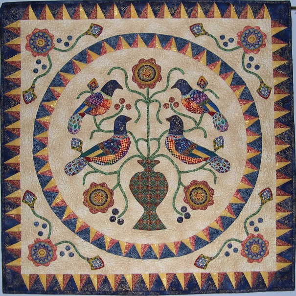 This quilt inspired the colors in the Golden Album